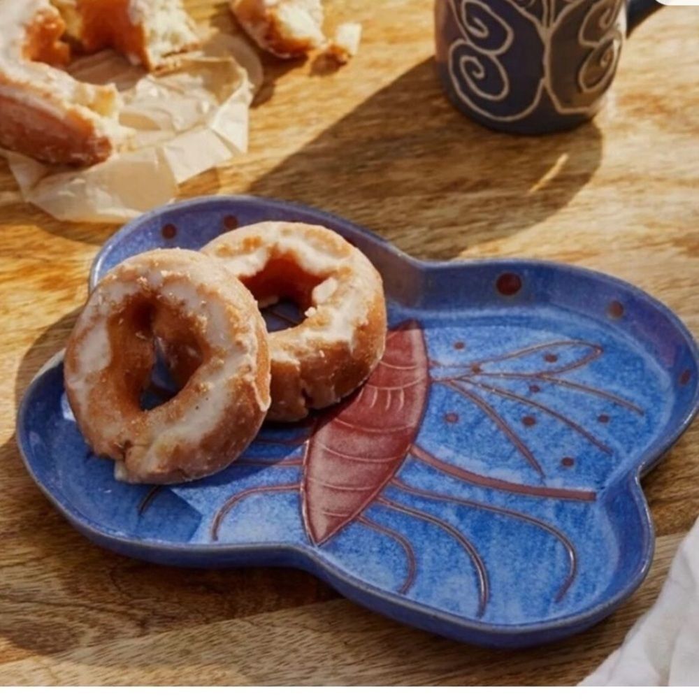 Urban Outfitters Home Ceramic Phoebe Collection Butterfly Dish